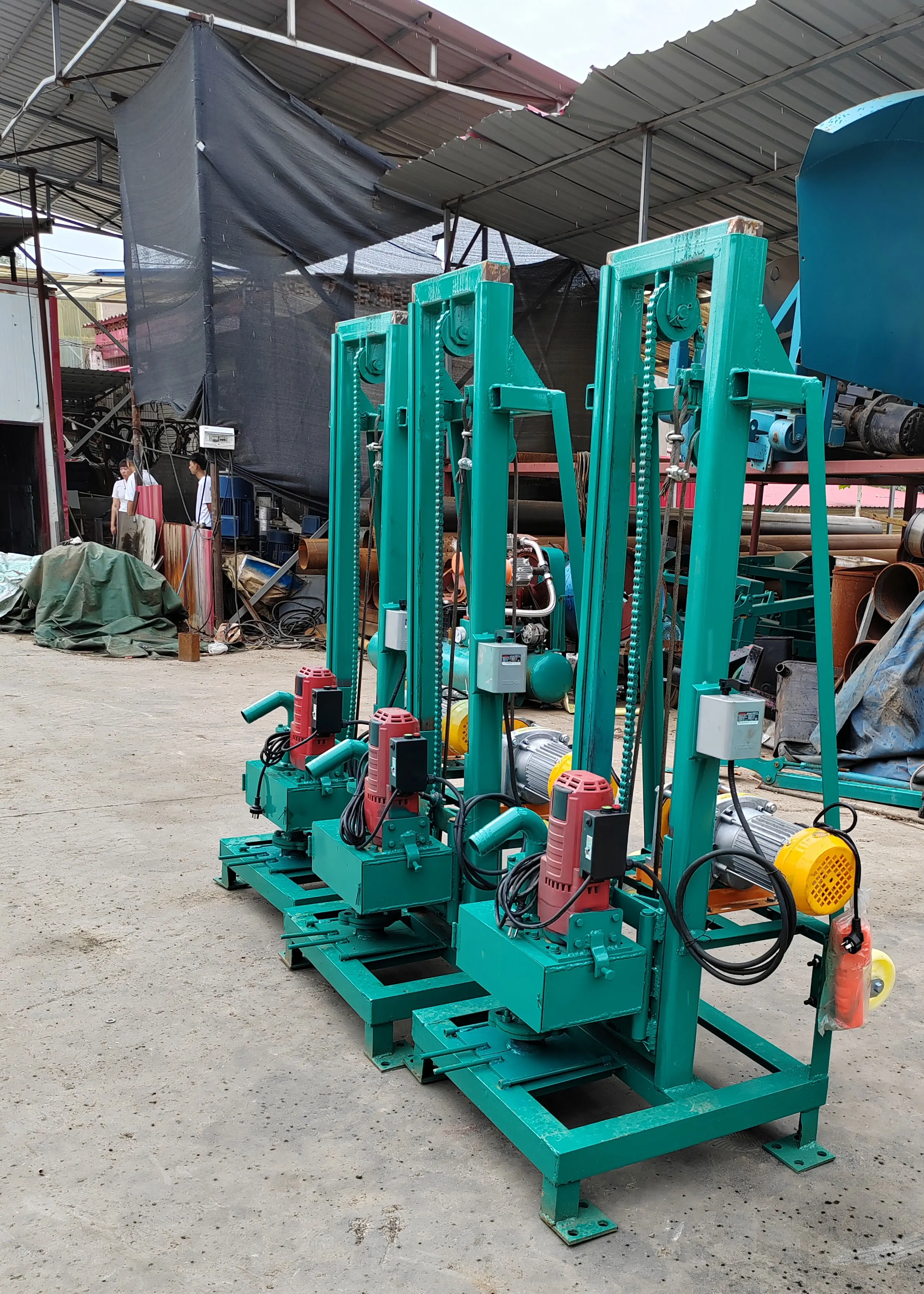 Mesin Pengeboran Sumur Air Portabel Kecil 100 meter dengan Pengoperasian Motor