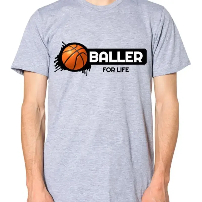 Baller For Life T shirt Basketball Top