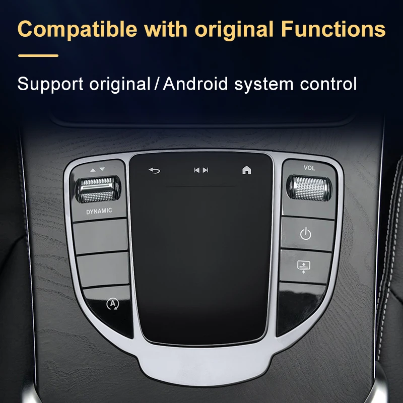 Original Car Central Control Knob Joystick Touch Mouse Multimedia Buttons Old To New For Mercedes Benz W205 W213 G GLC Upgrade