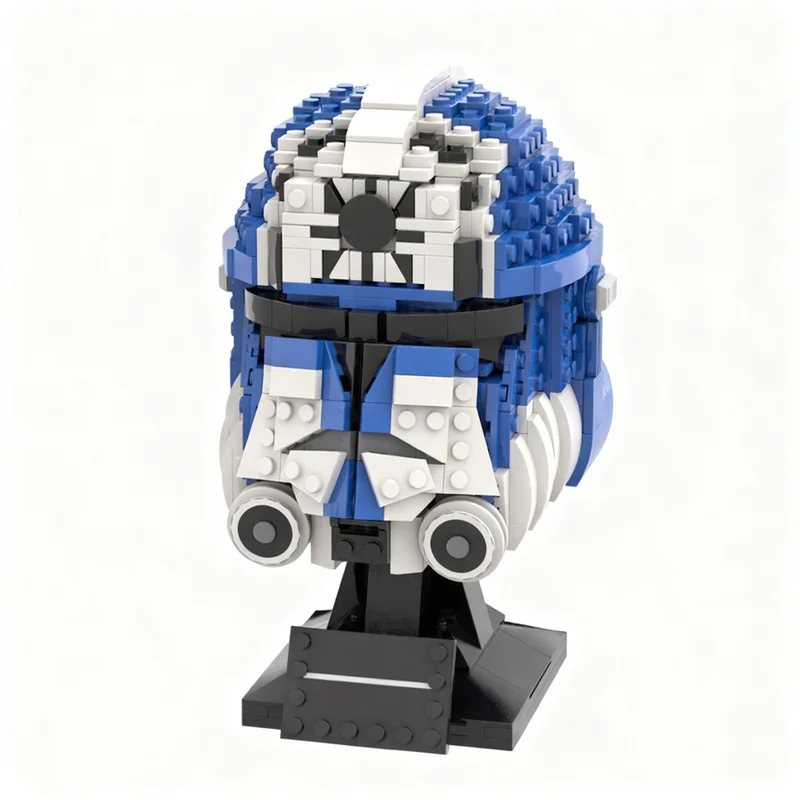 

686pcs MOC Jesse Helmet Space Battle Galaxy SciFi Model Building Blocks Design Collection Parts Bundle Compatible DIY Toy Gift