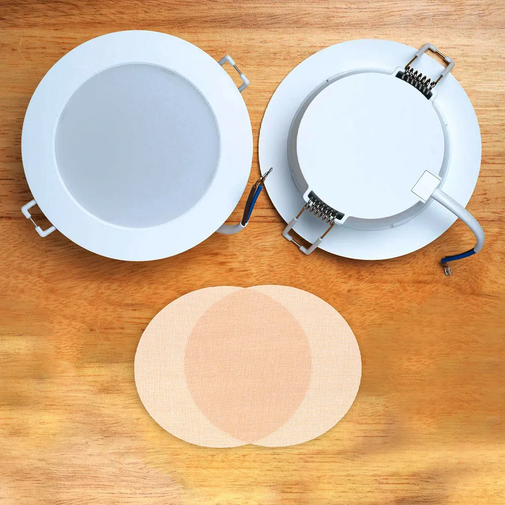 2Pcs LED Light Diffuser Cover Ceiling Lamp Shade Soft Light Fabric Heat-Resistant Anti-Glare for Bedroom Nursery Living Space