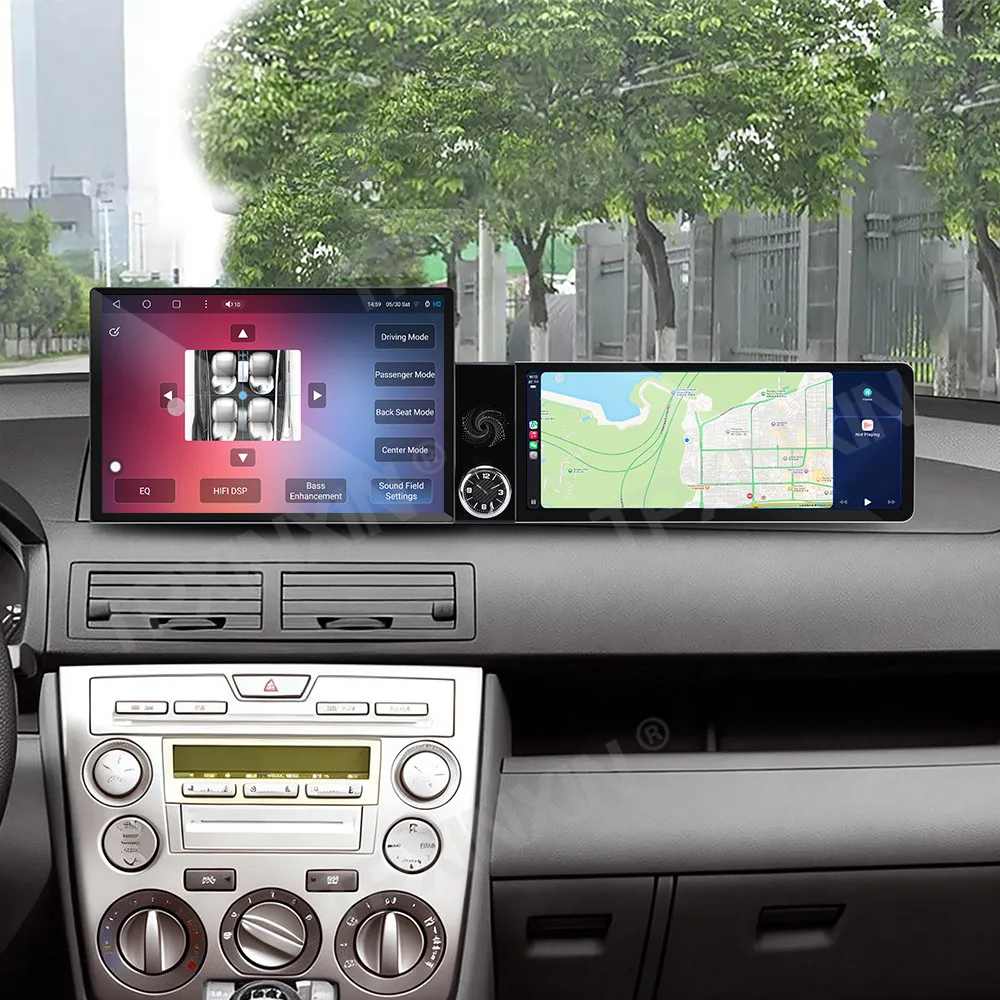 Different Type Dual Screen Car Radio For Mazda 2 2002-2007 Car Multimedia Video Player GPS Navigation Carplay Head Unit