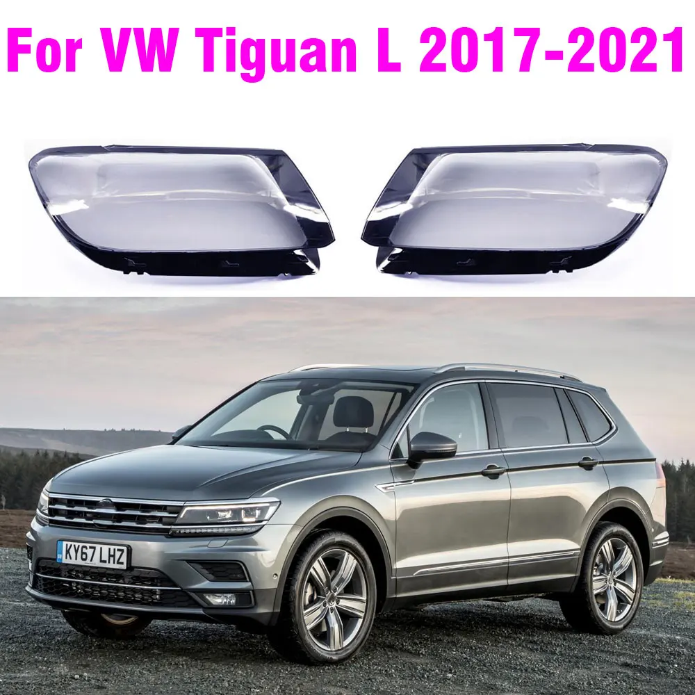 

Крышка передней фары для VW Tiguan L 2017 2018 2019 2020 2021, прозрачный корпус фары из плексигласа, замена оригинального абажура
