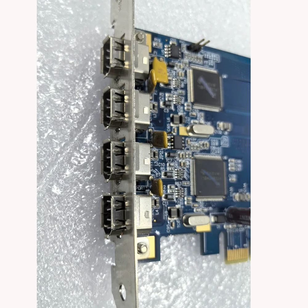 IOIFWX2-PCIE10 REV1.1 1394A 카드 FWX2-PCIE10-4 획득 카드