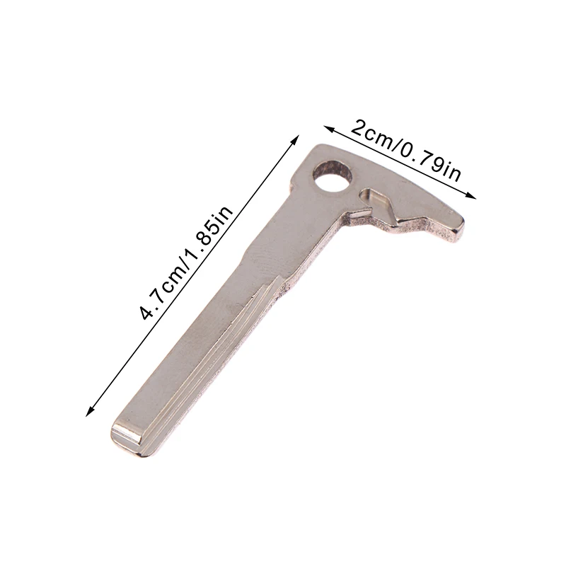 5 قطعة الفراغات الرئيسية غير مصقولة إدراج شفرة مفتاح الطوارئ ل الذكية الكروم عن بعد سيارة فوب مفتاح شفرة استبدال الذكية Prox مفتاح السيارة