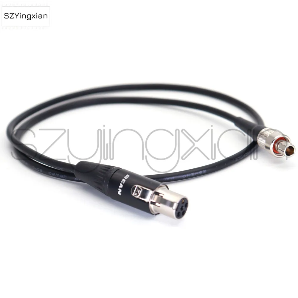 FVB 00 3-Pin To Mini Xlr 5pin TA5F Audio Cable for WisycomMTP60 /PHA48 Broadband Bodypack Transmitter Link PHA60