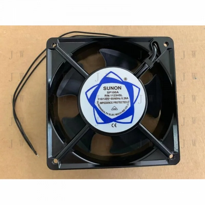 

Вентилятор DDJ I PCS для SUNON SP100A, артикул 1123, AC 110-120В, 12 см, 12038, 2 провода