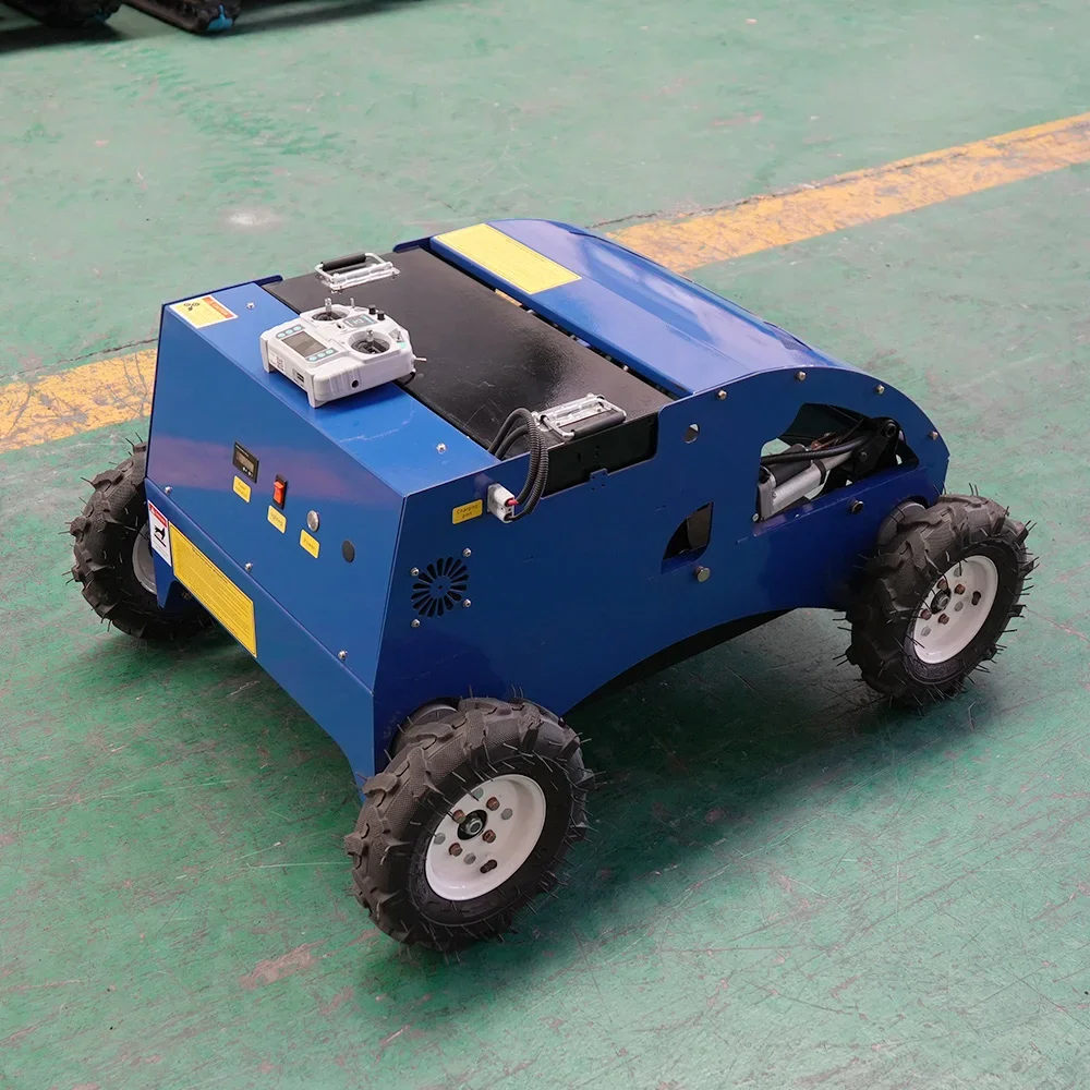 High Quality Remote Lawn Mower Electric with Remote Control in Stock Lawn Mower