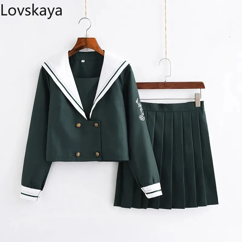 school uniform skirt Japanese school student school wind suit female class