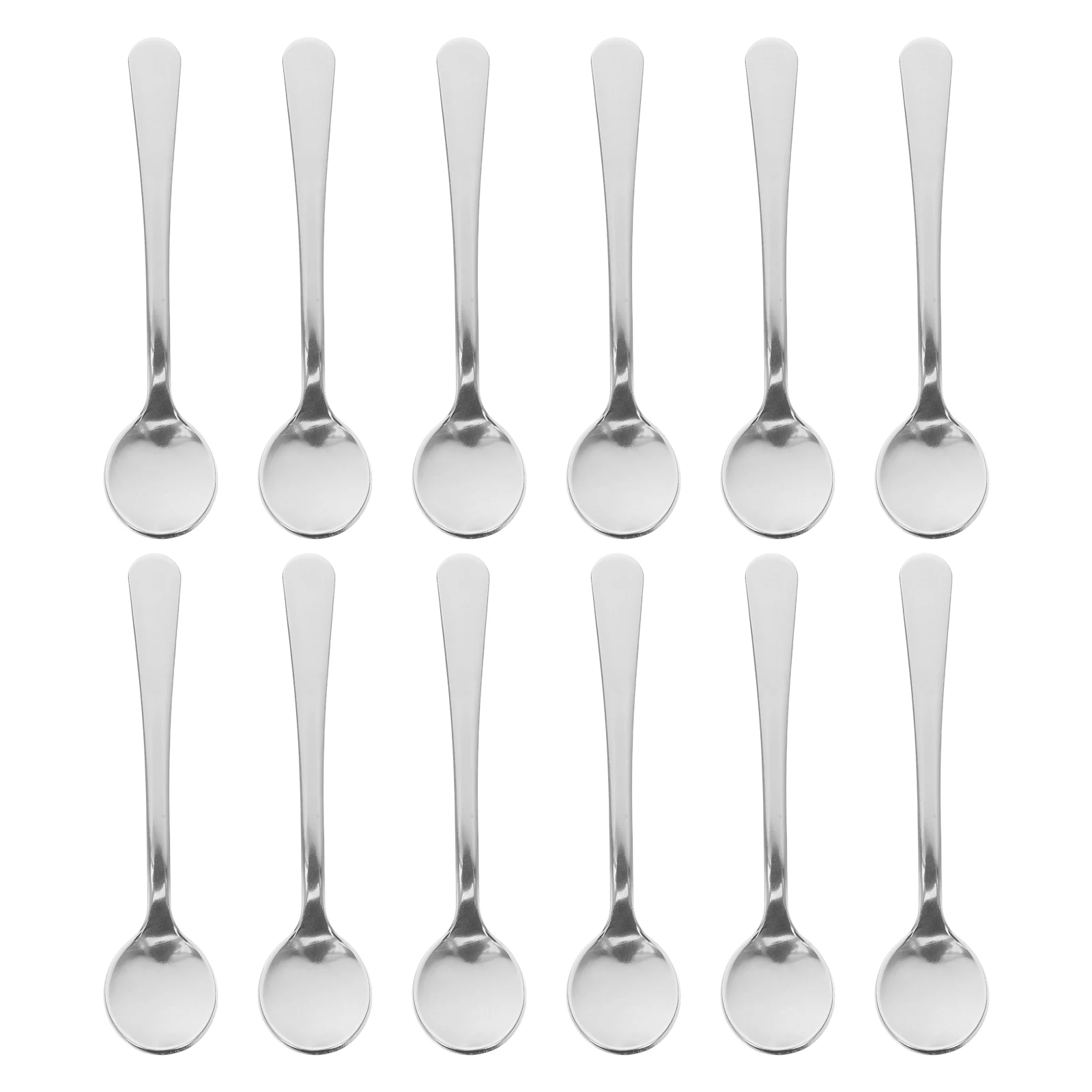 

12Pcs Stainless Steel Cute Mini Espresso Spoons Small Spoon for Coffee Tea Dessert Sugar Cake Cute Coffee Spoons
