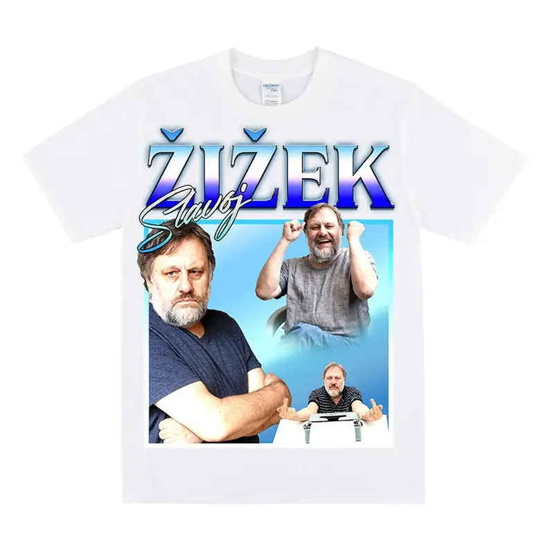 SLAVOJ ZIZEK Homage T-shirt, I Hate Capitalism, I would Prefer Not To, People Are Boring Idiots, Sartre Descartes Print, For Uni