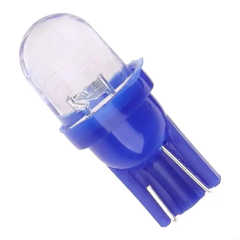 

U75E 10Pcs High Brightness Blue LED Light Bulb T10 194 168 for Car Plate Dashboard Side Light Bulb