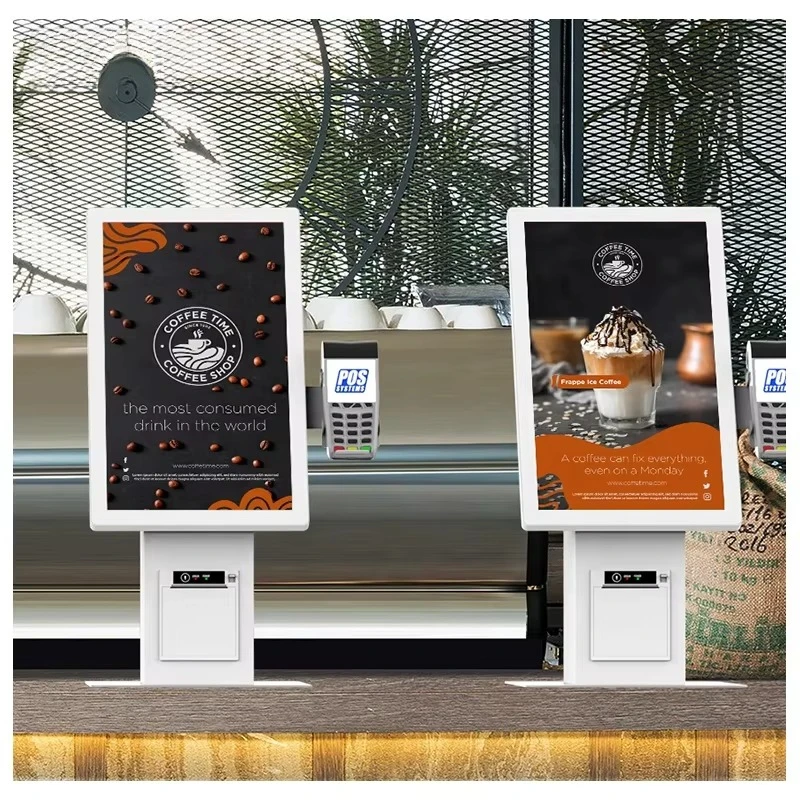 Desktop Touch Display Automatic Self Payment Machine Fast Food Ordering Machine Self Service Payment Kiosk for Restaurant