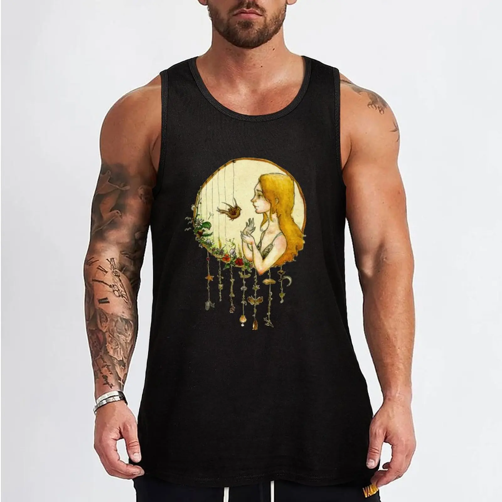 Joanna Newsom - Ys Dreamcatcher Tank Top Vest for boy Gym t-shirt man