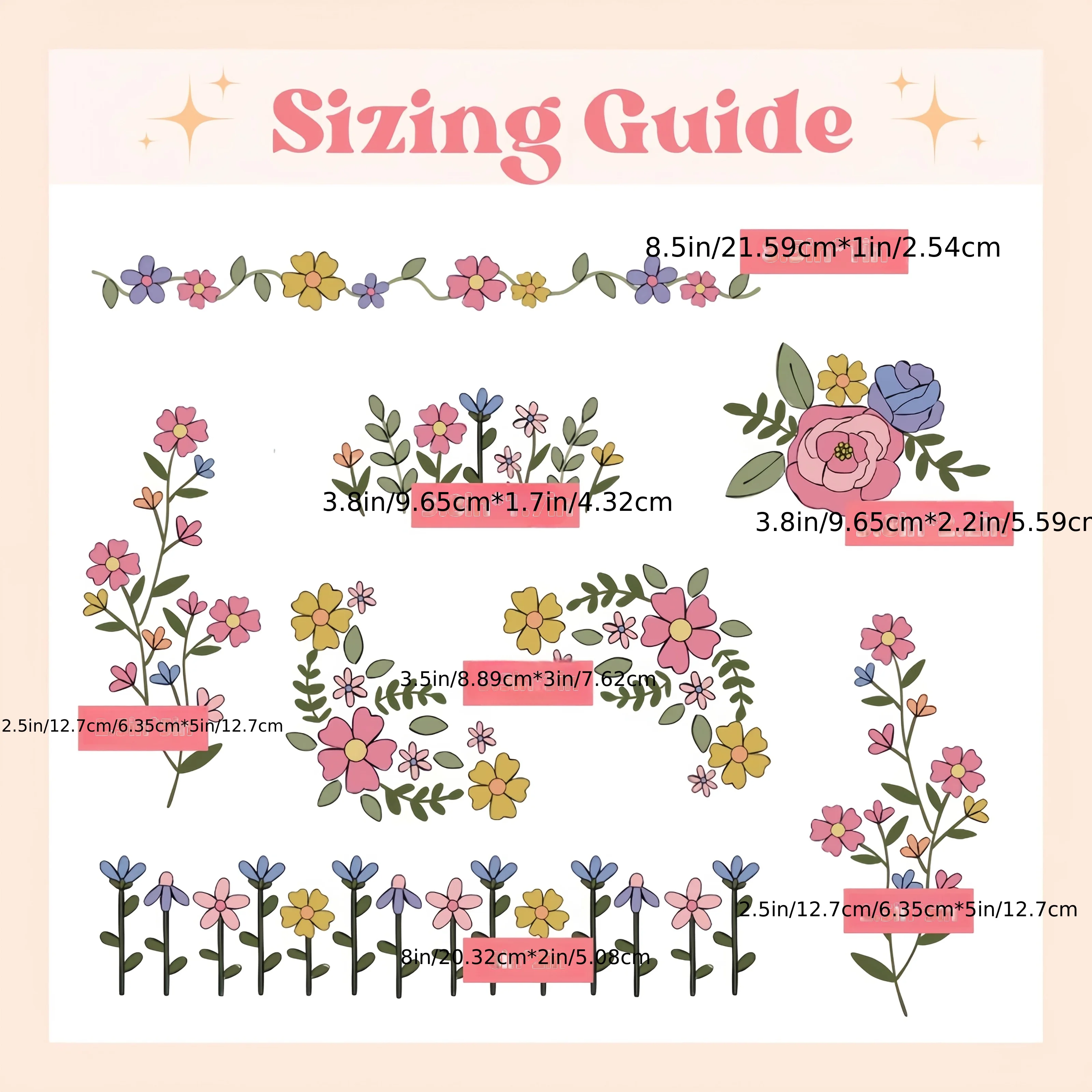 مجموعة واحدة من 8 قطع من الرسومات الملونة، مثبت الخياطة اليدوي، قابل للغسل، مثبت نمط التطريز ذاتي اللصق وقابل للذوبان في الماء #4