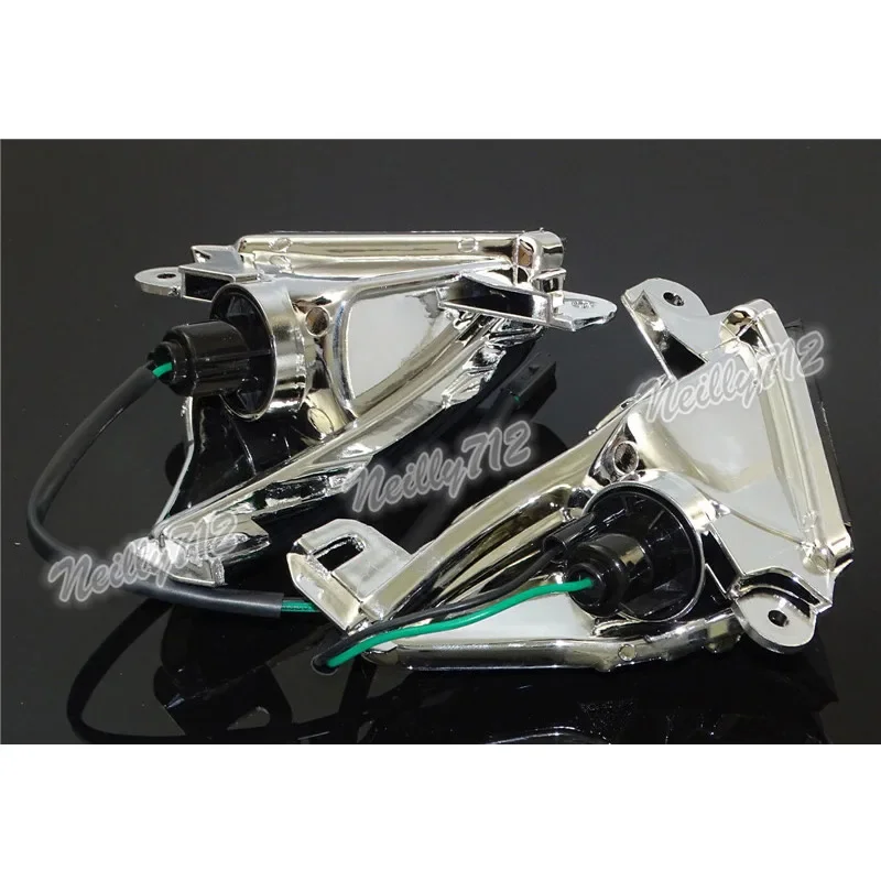 WAASE Motorcycle Signal Lamp EMARK Front Turn Signals Blinker Indicator Lens For Kawasaki Ninja ZX10R ZX-10R 2006 2007