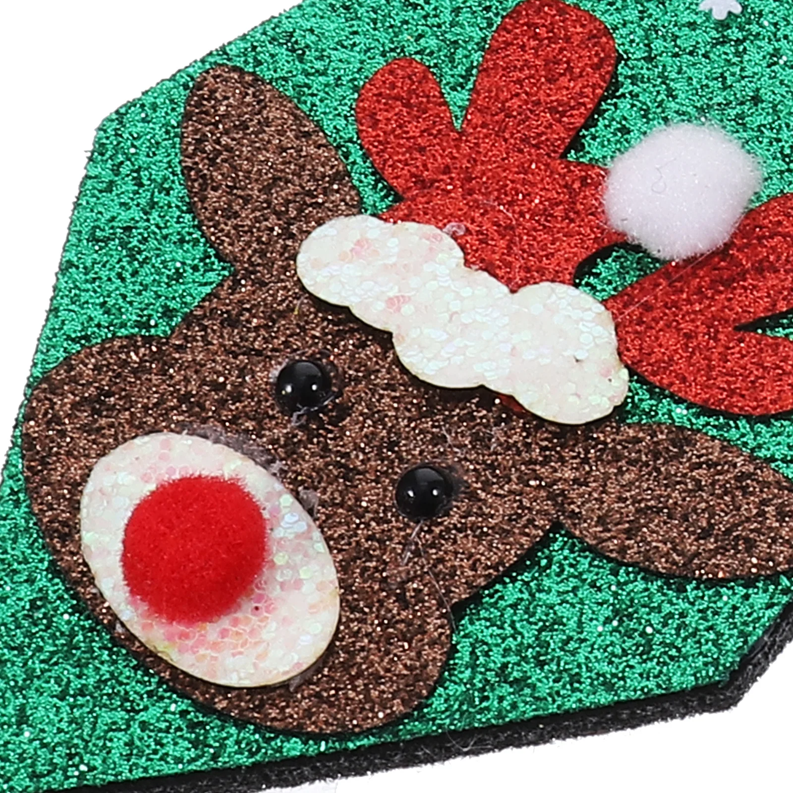 3 قطعة ربطات عنق عيد الميلاد الزخرفية بريق ورأى ربطة العنق الطرف للرجال عطلة تأثيري ملحق عيد الميلاد زخرفة متعة العلاقات #5