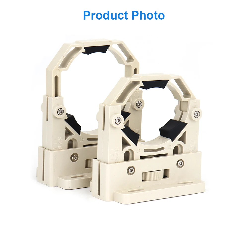 WaveTopSign CO2 Laser Tube Holder Support Mount Flexible Plastic 50-80mm for 50-180W Laser Engraving Cutting Machine 1 pair 2pcs