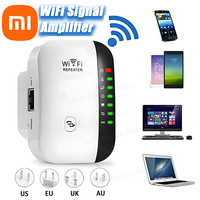Xiaomi 300Mbps WiFi Repeater Signal Amplifier Extended Network Enhancer EU US Home 802.11N WPS Long Range WiFi Repeater For PC