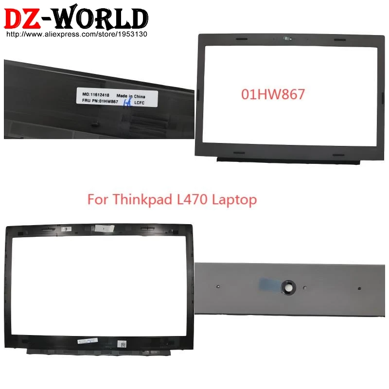 LCD Bezel Cover Screen Front Frame Shell Case For Lenovo ThinkPad L470 Laptop 01HW867
