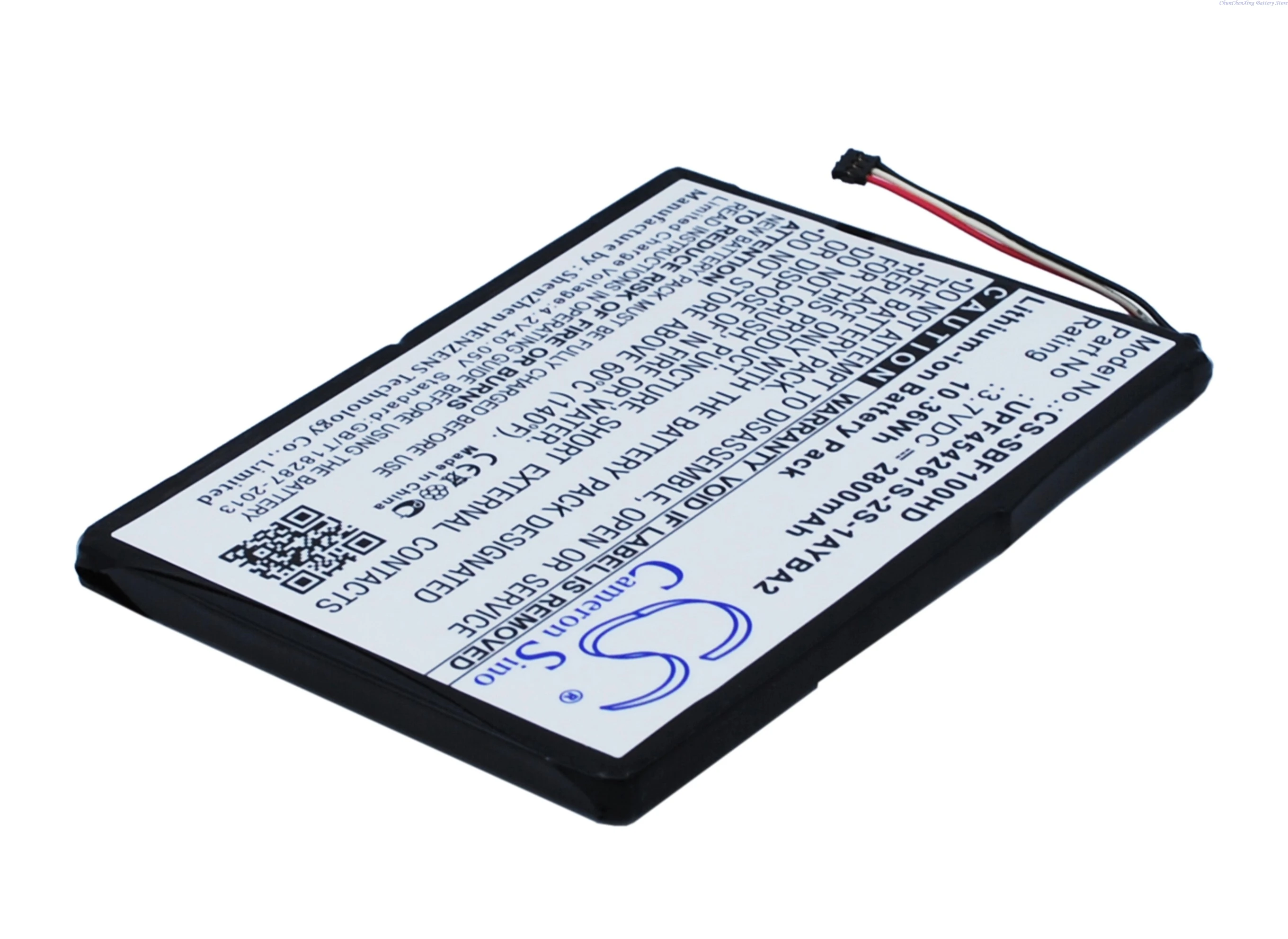 Replacement 3.7V 2800mAh Storage Battery UPF454261S-2S-1AYBA2 for Seagate Wireless Plus Teardown STCK1000100 STCV2000100 1AYBA2