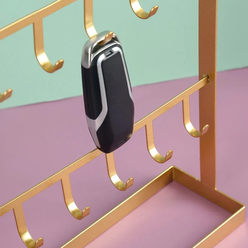 B-M Earring Display Stand Metal Jewelry Rack Jewelry Storage Rack Earring Holder Ornament Jewelry Shelf