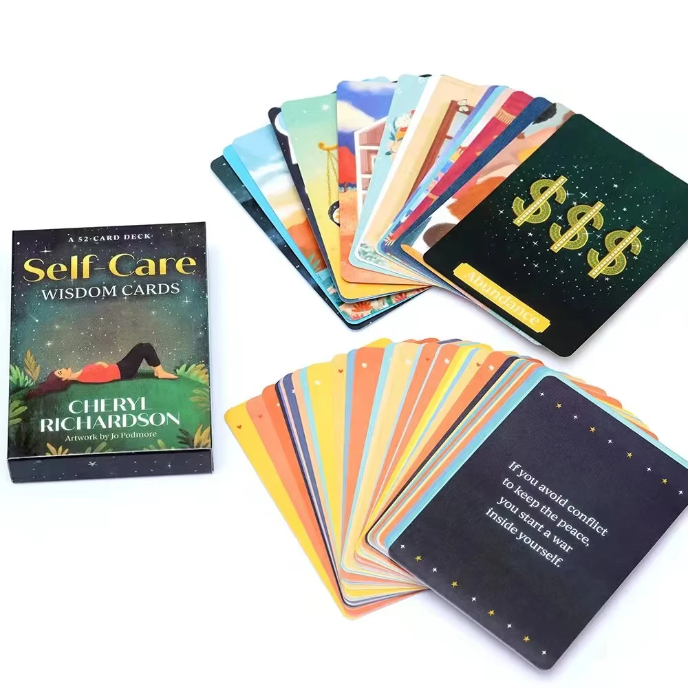 

Карты мудрости для самообслуживания, колода Таро, карта Оракула, судьба, гадание, развлечения для отдыха, семейные встречи, карты Таро, настольная игра