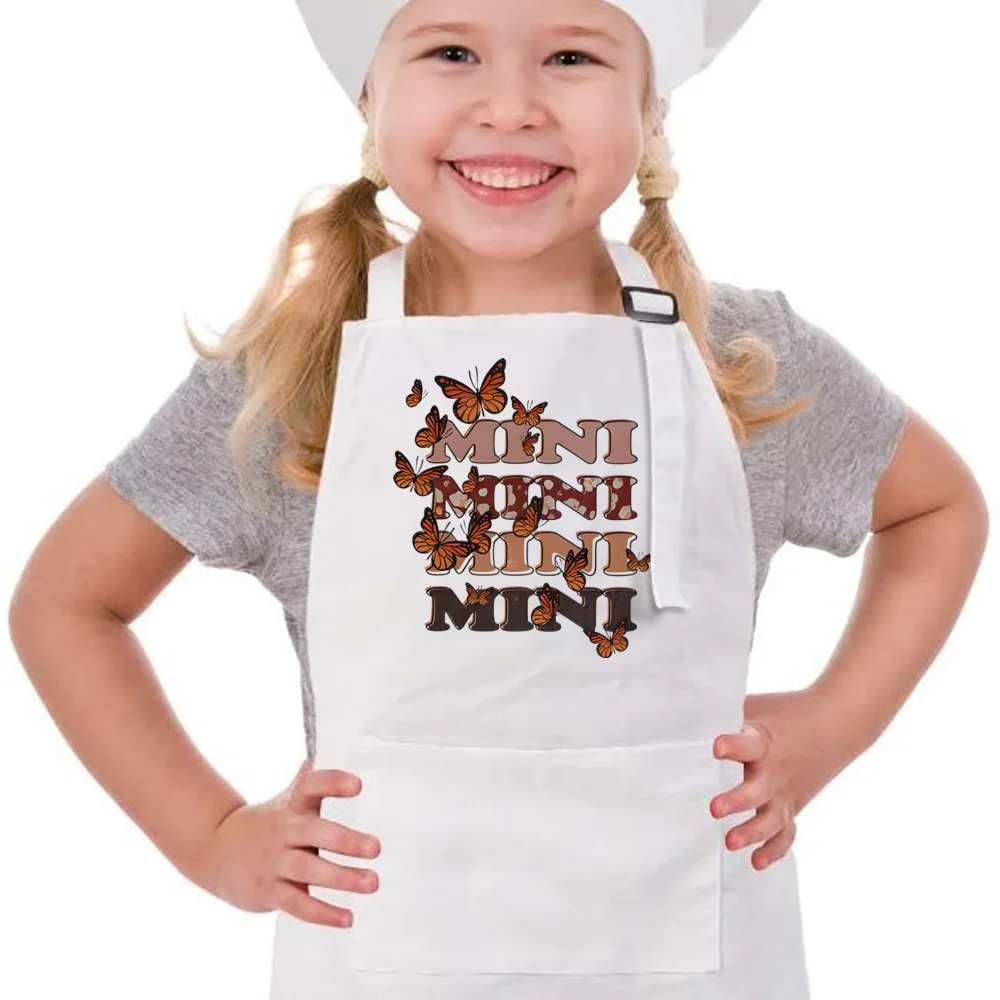 Mama & Mini Matching Family Apron Mother\'s Day Gift Adult and Child Matching Aprons Mommy Daughter Family Match Baking Apron