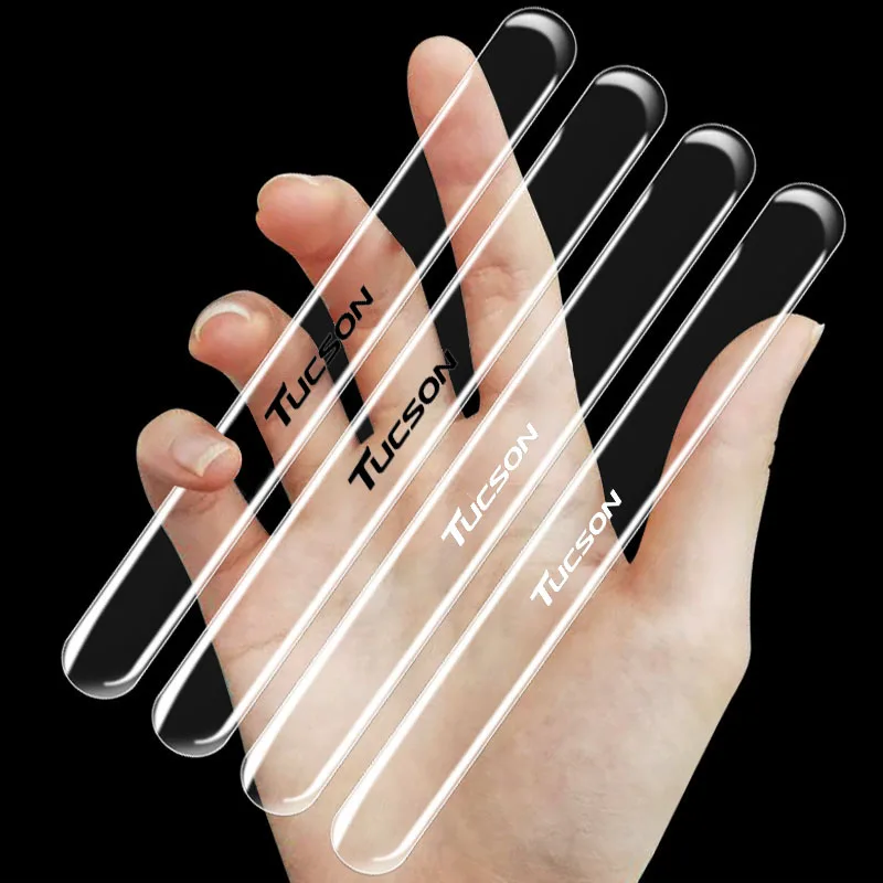 8pcs Transparent Car Door Handle Sticker Decoration Protector Film for Hyundai Tucson 2023 2017 2019 2021 2024 2018 2016 2008 Ac