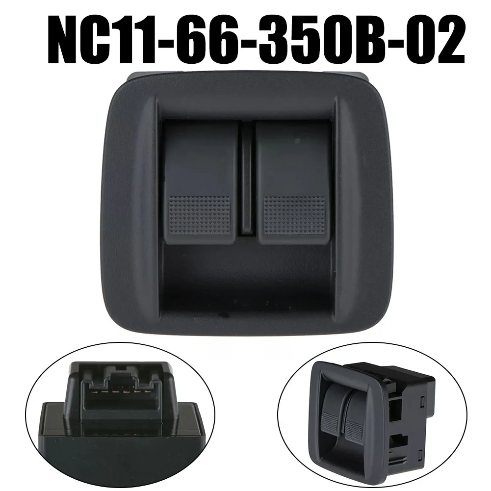 Effortless Installation Power Glass Switch for Mazda For Miata 1998 NC1166350B02 Black Color Wear Resistant Material