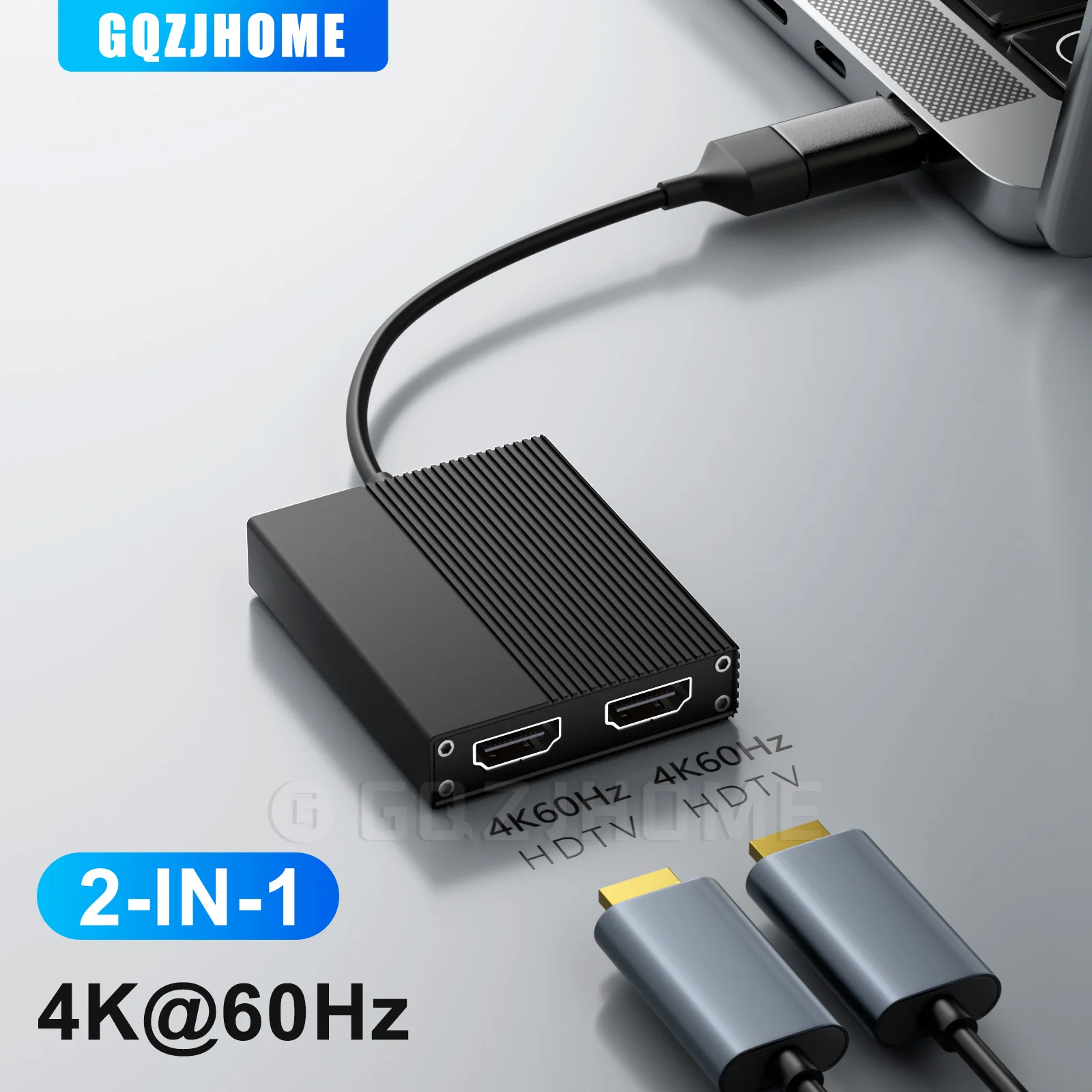 

DL6950 Chip DisplayLink 4K 60 Гц USB C/USB 3.0 для двойной док-станции HDTV, совместимой с Windows macOS mac M1/M2 Android Chrome
