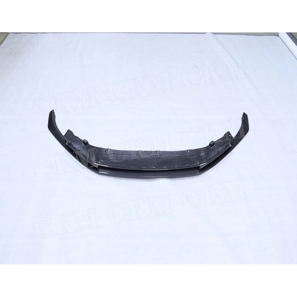 ألياف الكربون الجبهة حافة مصد السيارة المفسد الذقن الخائن لأودي R8 V8 V10 2017-2020 سيارة FRP الجسم أطقم اكسسوارات #3