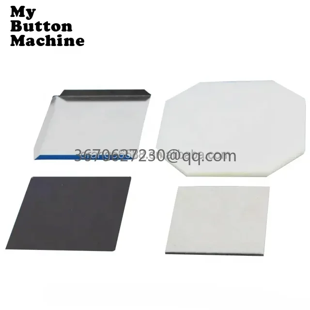 Máquina para hacer insignias de botón cuadrado, máquina para hacer insignias de nevera, imán para nevera, 63,5x63,5mm, 2,5 pulgadas