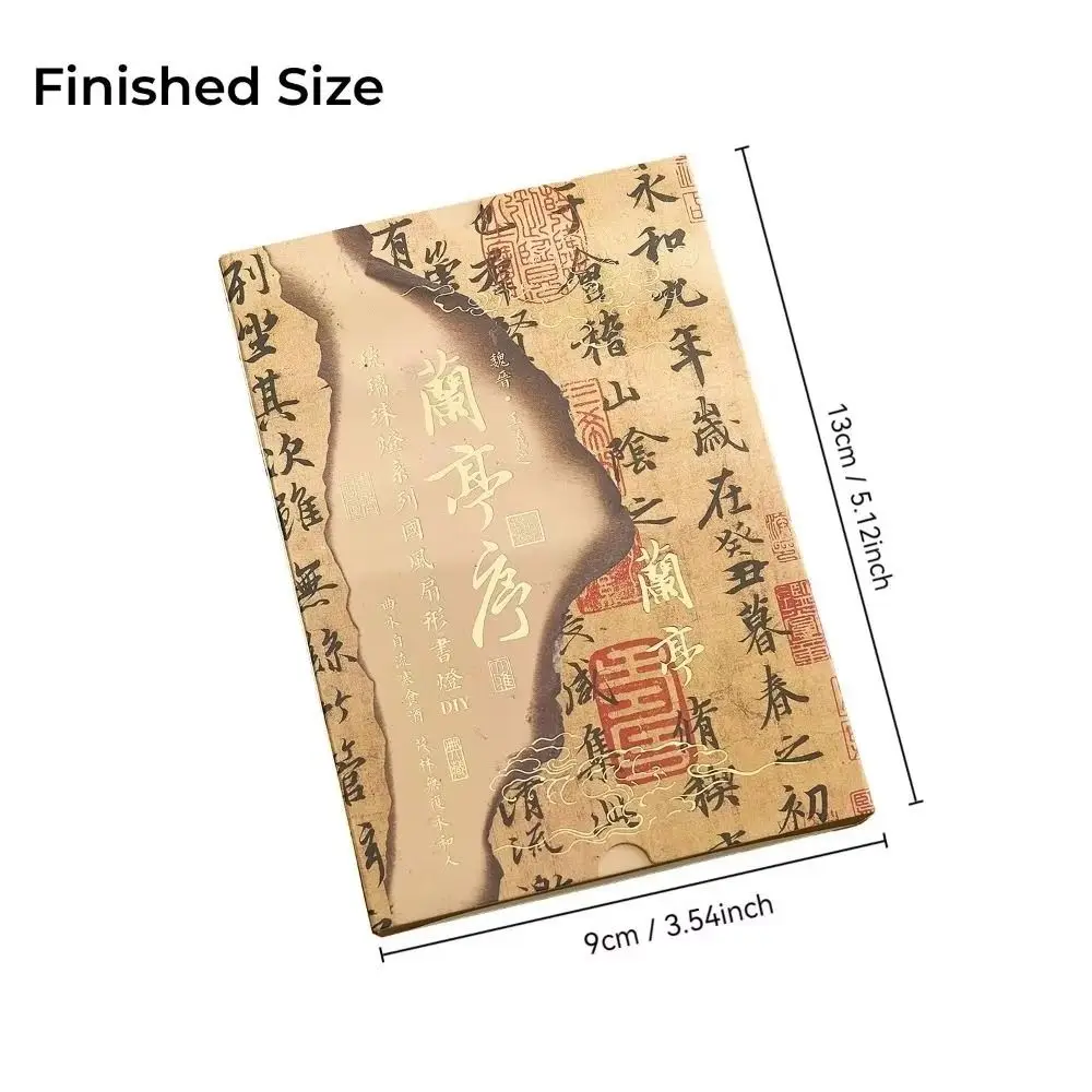 3D Stereoscopic DIY Book Lamp Fan Shaped Ancient Style Folding Night Light Simulation with Tassels Art Book Light Material Kit