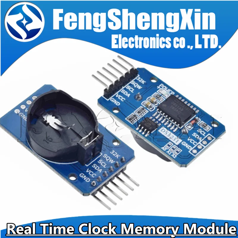 1pcs New  DS3231 AT24C32 IIC Precision RTC Real Time Clock Memory Module For Arduino