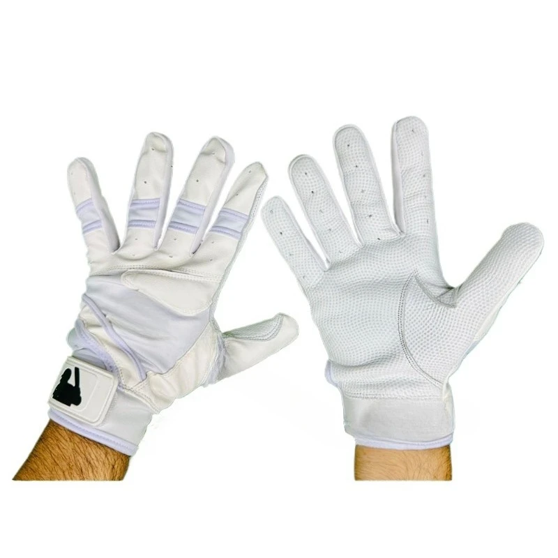 

Logo professional baseball batting gloves lightweight breathable leather non-slip design for high grip outdoor use