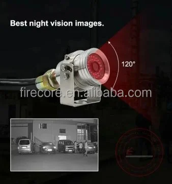 Firecore H-08 كاميرا متحركة مقاومة للانفجار 4k الإسكان عين السمكة Cctv كاميرا مقاومة للانفجار الفولاذ المقاوم للصدأ كاميرا مقاومة للانفجار