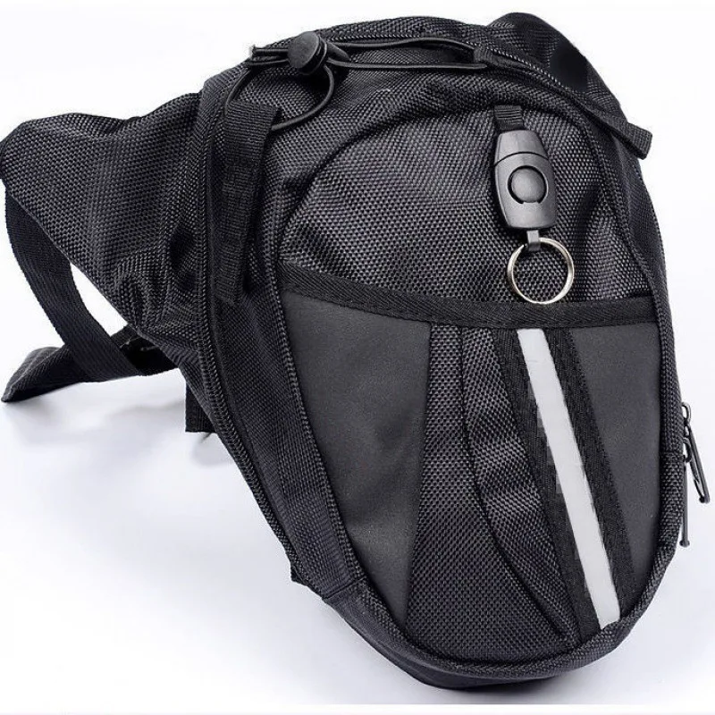 Men Women Motorcycle Nylon Waist Leg Bag Outdoor Cycling Multifunctional Waterproof Waist Bag Mobile Phone Key Bag