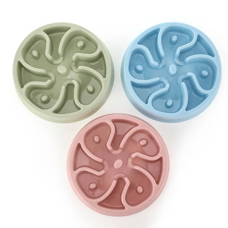 Anti-Choke Slow Feeder Dog Cat Bowl Non-Slip Pet Food Feeding Dish Healthy Diet Bloat Prevention