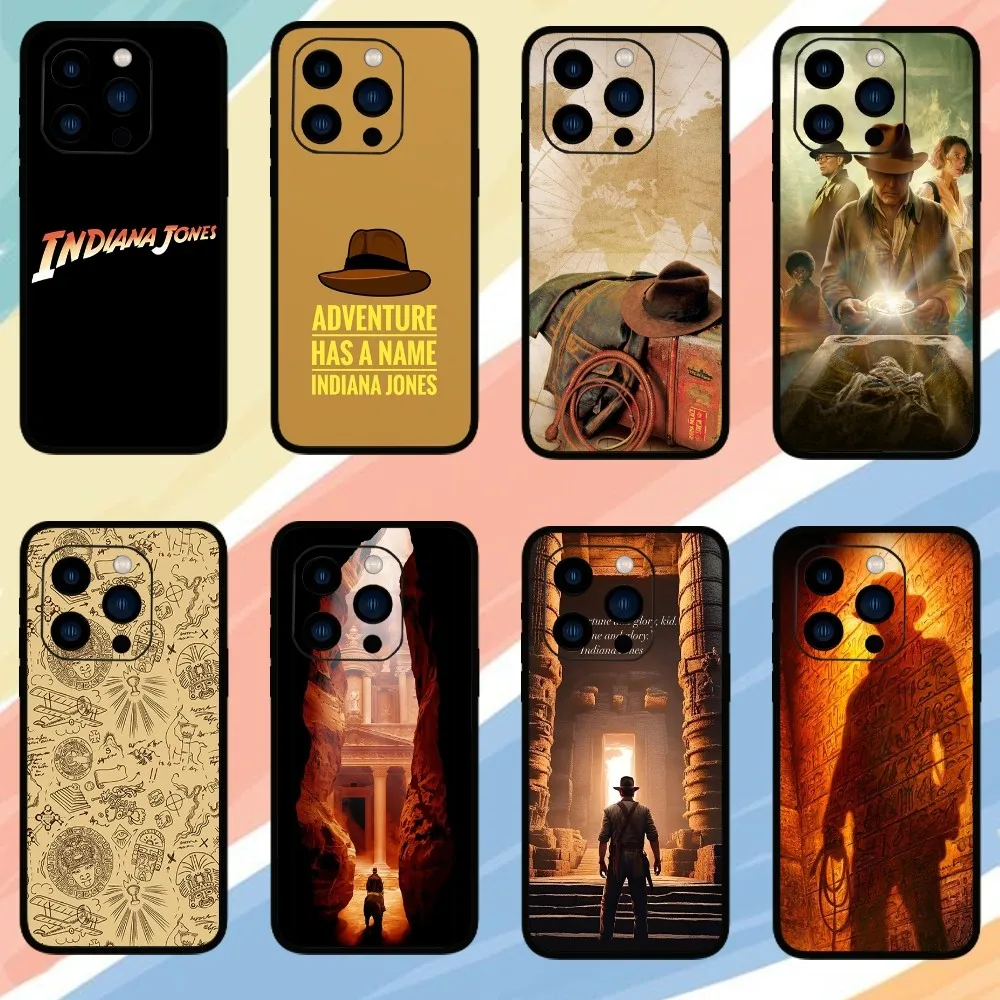 The Movie I-Indiana J-Jones Phone Case For iPhone 15 14 13 12 11 Pro Max mini XS XR X 8 Plus SE Cover