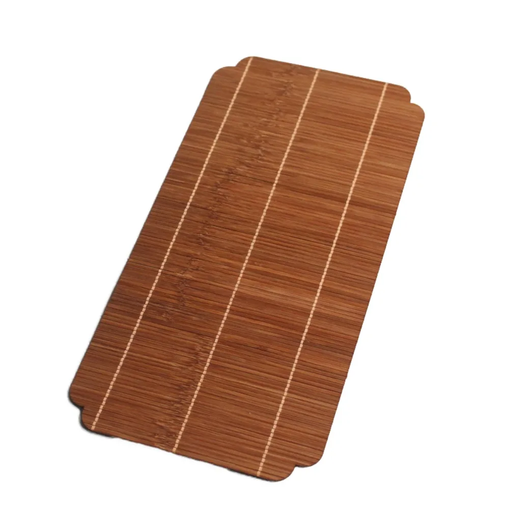 Multicolor Bamboo Tea Mat Heat Insulation Multi-shape Tea Ceremony Accessories Anti Scalding Hand-woven Tea Mat