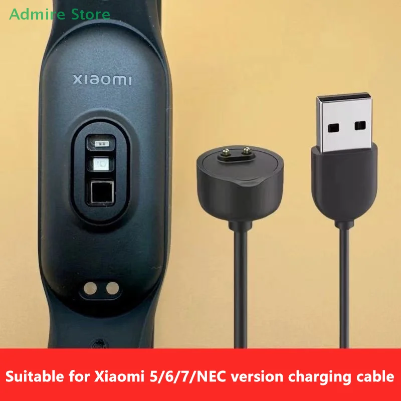 Magnetyczna ładowarka do Xiaomi Mi Band 5 6 7 NFC, zamienna ładowarka USB, kabel ładujący do inteligentnej opaski Mi Band 5 6 7