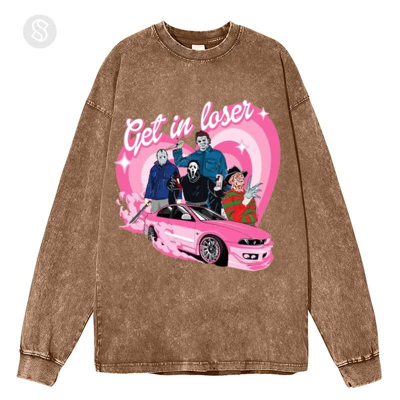 Cool Girl High Street Sweater Casual Loose Sweatshirt Hiphop Woman Hoody Oversize Autumn Pullover Breathable Streetwear