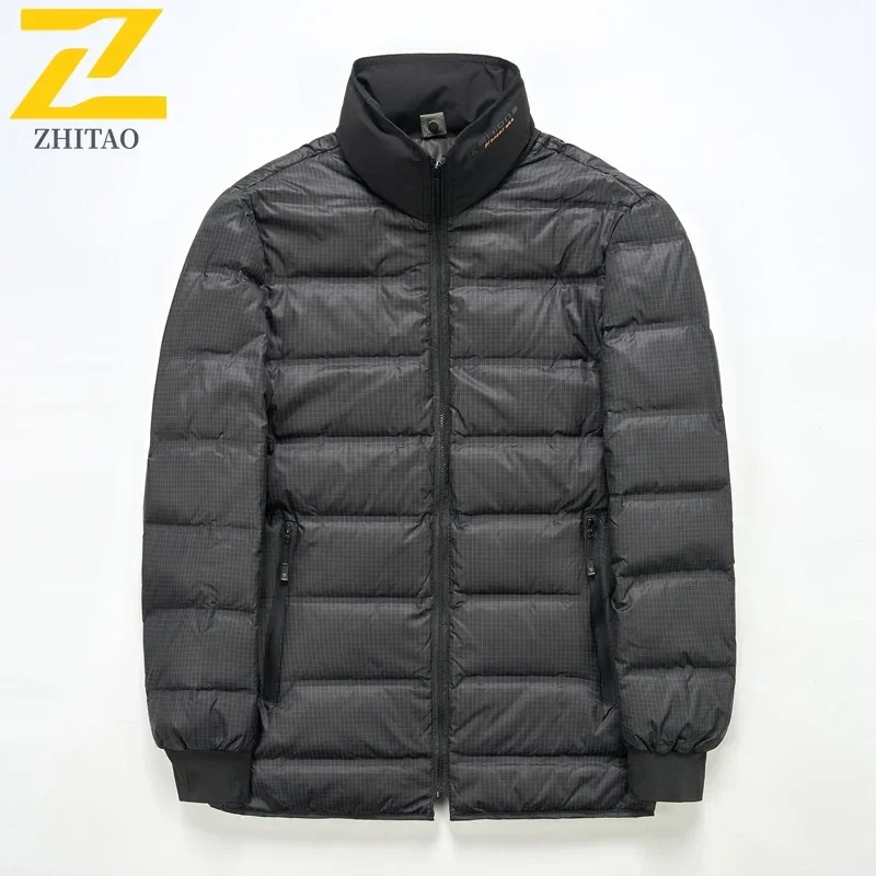 الشتاء الرجال أسفل سترة هود في الهواء الطلق مكتب سميكة أوزة أسفل شغل السترات عالية الجودة انفصال بطانة معطف الشتاء الدافئ أسفل #3