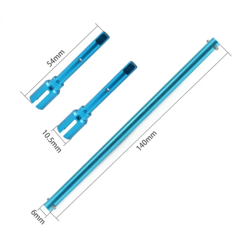 โลหะ Tamiya TT02 อะไหล่อัพเกรด Central Drive SHAFT & ใบพัดชุดสําหรับ 1/10 RC รถ Tamiya TT-02 TT02B อุปกรณ์เสริม