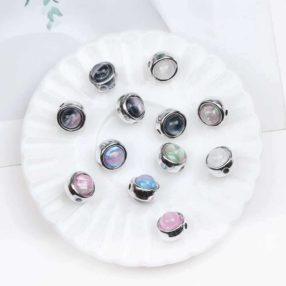 

Cordial Design 100Pcs 12*12MM Jewelry Findings & Components/Acrylic Beads/Round Shape/DIY Beads/CCB Effect/Hand Made #17907