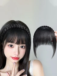 女性と女の子のための黒と茶色のかつらのヘッドバンド,ヘアバンド,ツイストヘッドバンド,ヘアピースのスタイリングツール,ヘッドウェアアクセサリー