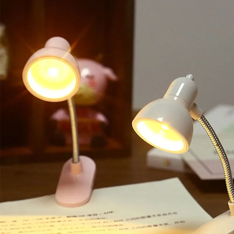 Mini lampe de bureau à piles à clipser, lampe de lecture portable réglable, petite veilleuse de bureau, protection des yeux, 62 LED