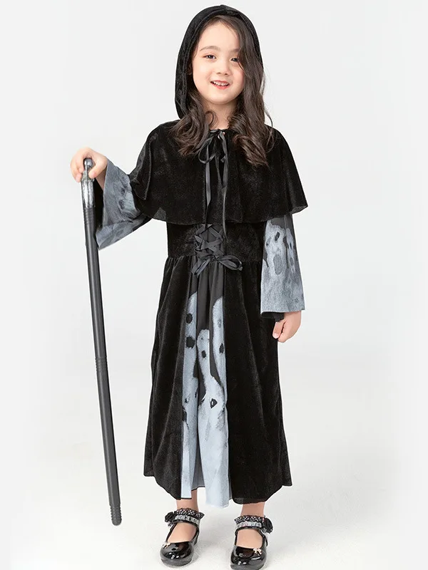 

Halloween Death Gown Cosplay Costume Adult Women's Traditional Chinese Stage Performance Clothing Spring 2026 New Arrival