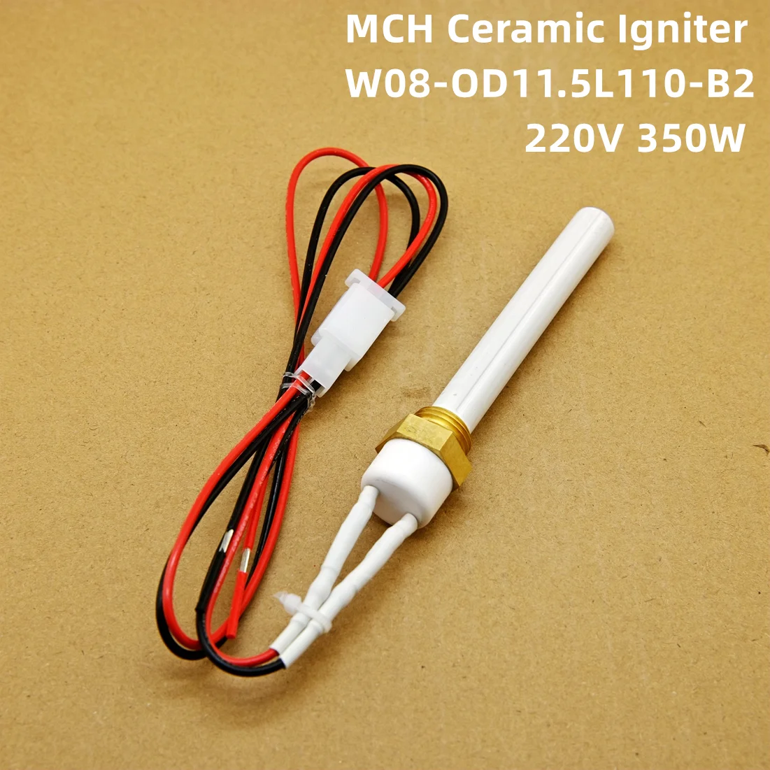 

220V 350W Ceramic Igniter wood pellet oven Ignition rod, biofuel heater fast Ignition energy saving, high efficiency, long serv